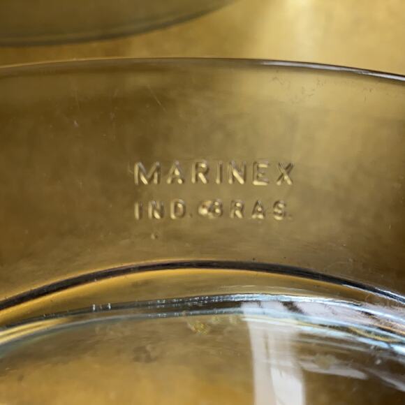 Large Marinex Glass Oval Baking Dish w/ Lid - Picture 5 of 8